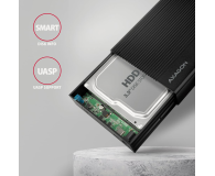 AXAGON EE35-GTR Obudowa zewnętrzna aluminiowa USB3.2 Gen1 - SATA 6G 3.5" - 1485443 - zdjęcie 3